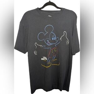 Disney On Ice Mickey Mouse Tee – Black Graphic Shirt – OSFA